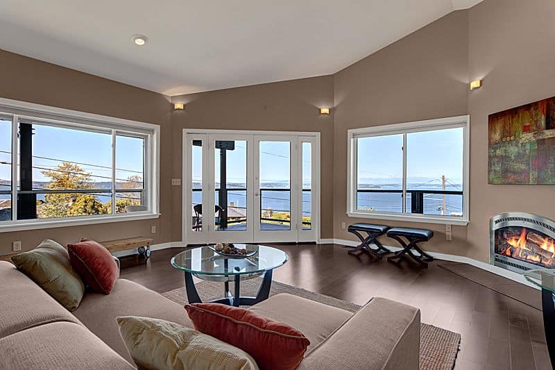 West Seattle water view home staged by seattle staged to sell